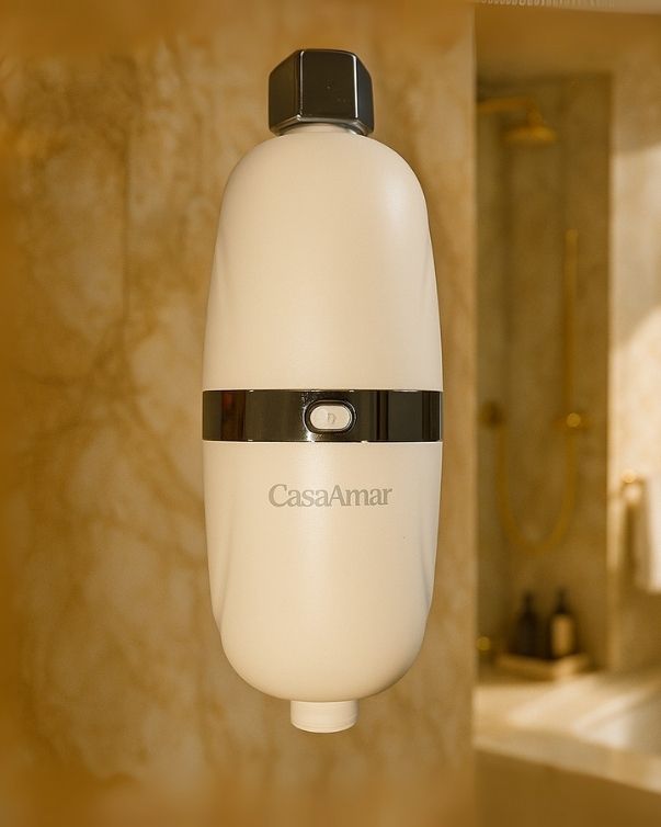 luxe shower filter casamar bali 2 display